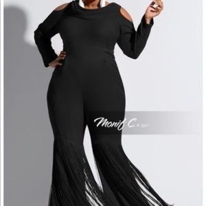 Monif C. Fringe Jumpsuit